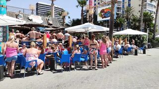 BENIDORM TODAY ???????? LEVANTE BEACH CLUB 21MAY 2022 Costa Blanca SPAIN 4K