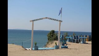 Lagadas Beach in May 2022 in Kefalos on the island of Kos in Greece