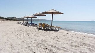 Lagadas Beach in May 2022 in Kefalos on the island of Kos in Greece