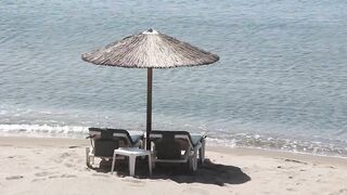 Lagadas Beach in May 2022 in Kefalos on the island of Kos in Greece