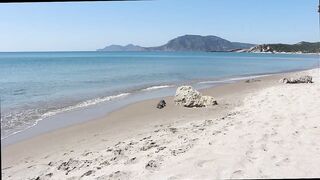 Lagadas Beach in May 2022 in Kefalos on the island of Kos in Greece