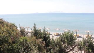 Lagadas Beach in May 2022 in Kefalos on the island of Kos in Greece