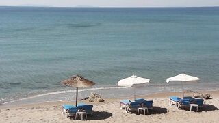 Lagadas Beach in May 2022 in Kefalos on the island of Kos in Greece