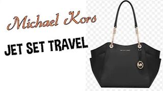 MICHAEL KORS JET SET TRAVEL/LARGE CHAIN SHOULDER TOTE BAG