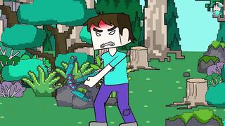 The minecraft life ⛏ Svete brave fight monsters ⛏ Funny love STORY vs Rich Man ⛏ Minecraft animation