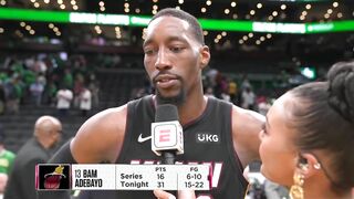 Bam Adebayo Talks BIG Game 3 Win vs Celtics, Postgame Interview ????