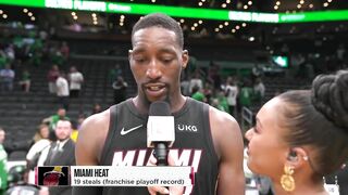 Bam Adebayo Talks BIG Game 3 Win vs Celtics, Postgame Interview ????