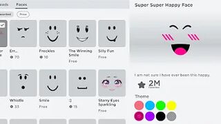 roblox added colour options to the faces?????‍????