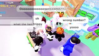 Super hot fire donating/giving the wrong number in pls donate????????????…  (Roblox)