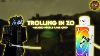 Making People Rage Quit Ft.Naz (ZO Trolling) #1...(Roblox ZOぞ) (Roblox Malaysia)