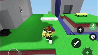 I challenge every mobile player to do this (roblox bedwars)