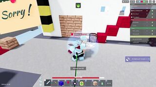 I locked a team out of their own base - Roblox Bedwars