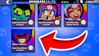 RARE ACCOUNT WITH HUGGY WUGGY IN BRAWL STARS!????????(concept)