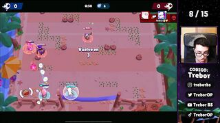 RIVALES TROLLEAN en Liga Estelar y ACABA ASÍ... | Trebor en Brawl Stars