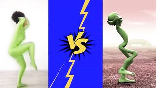 Dame Tu Cosita Challenge Green Alien Dance 2022 #compilation