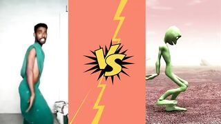 Dame Tu Cosita Challenge Green Alien Dance 2022 #compilation