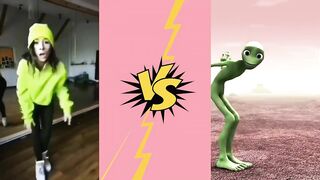 Dame Tu Cosita Challenge Green Alien Dance 2022 #compilation