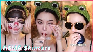 •120~ASMR SKINCARE -???? Satisfying Chinese girl asmr skincare/makeup routine | Tiktok Compilation ????