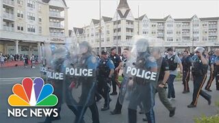 Watch: Chaos Erupts As Police Disperse Thousands On New Jersey Beach