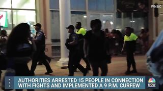 Watch: Chaos Erupts As Police Disperse Thousands On New Jersey Beach