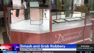 Huntington Beach jewelry store targeted for smash-and-grab robbery