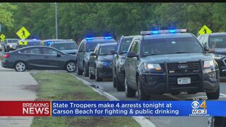 4 people arrested at Carson Beach Sunday