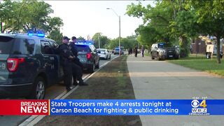 4 people arrested at Carson Beach Sunday