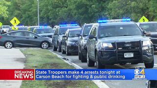 4 people arrested at Carson Beach Sunday