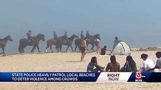 Police step up patrols at Mass. beaches