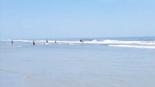 First Wildwood Beach Day of the Year - LIVE