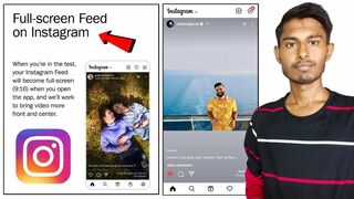 Full Screen Feed On Instagram | Instagram Full Screen Feed Update | Instagram New Update