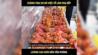 Chàng trai 9x bỏ việc về làm phụ bếp lương cao hơn văn phòng | LT Review