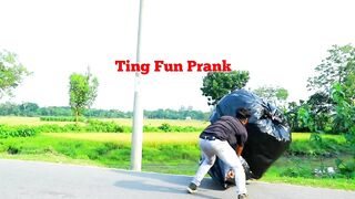 Plastic Wrapping People prank Videos 2022 !! Public reaction awesome || So Funny Prank video