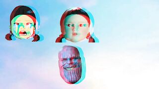 Squid Game Doll, D Billion, Elsa, Thanos Singing Funny Meme (deepfake)