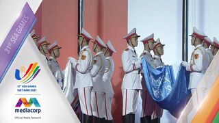 Lowering the Confederation Flag in SEA Games Vietnam 2021 | Closing Ceremony | SEA Games 2021