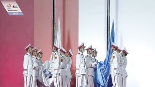 Lowering the Confederation Flag in SEA Games Vietnam 2021 | Closing Ceremony | SEA Games 2021