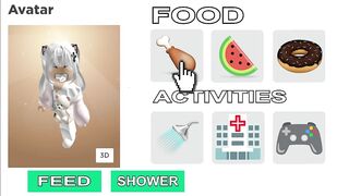 YOU CAN FEED YOUR ROBLOX AVATAR??? ????