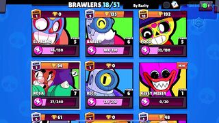 RARE ACCOUNT WITH HUGGY WUGGY & KISSY MISSY IN BRAWL STARS!????????(concept)