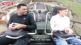 Walibi Kondaa challenge: Chocomousse op een achtbaan?! ????