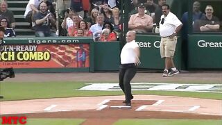 MLB Fastest Ceremonial First Pitches Compilation