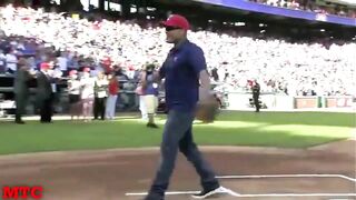 MLB Fastest Ceremonial First Pitches Compilation