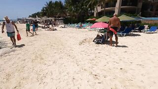 Playa Del Carmen Mexico // Beach Walk Tour Riviera Maya