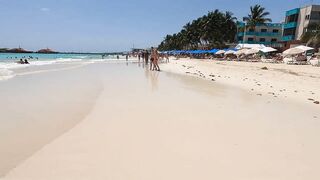 Playa Del Carmen Mexico // Beach Walk Tour Riviera Maya