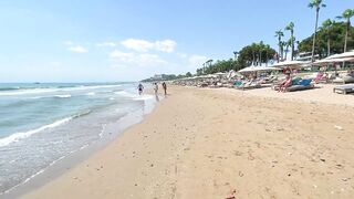 SIDE TODAY WATER temperature BARUT ACANTHUS & CENNET BEACH TURKEY #turkey #side #beach