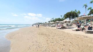 SIDE TODAY WATER temperature BARUT ACANTHUS & CENNET BEACH TURKEY #turkey #side #beach