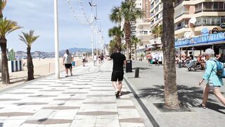 BENIDORM ???????? LEVANTE BEACH RINCÓN MAY 2022 Costa Blanca Spain Walking Tour 4K