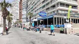 BENIDORM ???????? LEVANTE BEACH RINCÓN MAY 2022 Costa Blanca Spain Walking Tour 4K