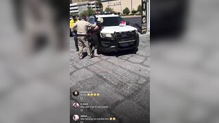 White Karen arrested for being racist to Norman Powell on his Instagram live