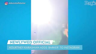 Kourtney Kardashian Adds New Last Name to Instagram Profile After Marrying Travis Barker | PEOPLE