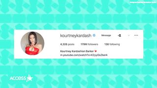 Kourtney Kardashian ADDS ‘Barker’ To Name On Instagram
